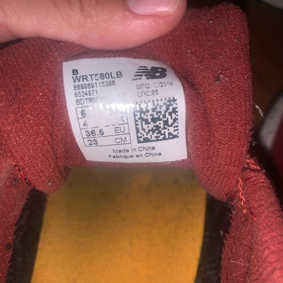 New Balance Elite 580 Lost Worlds Red - Picture 12 of 13